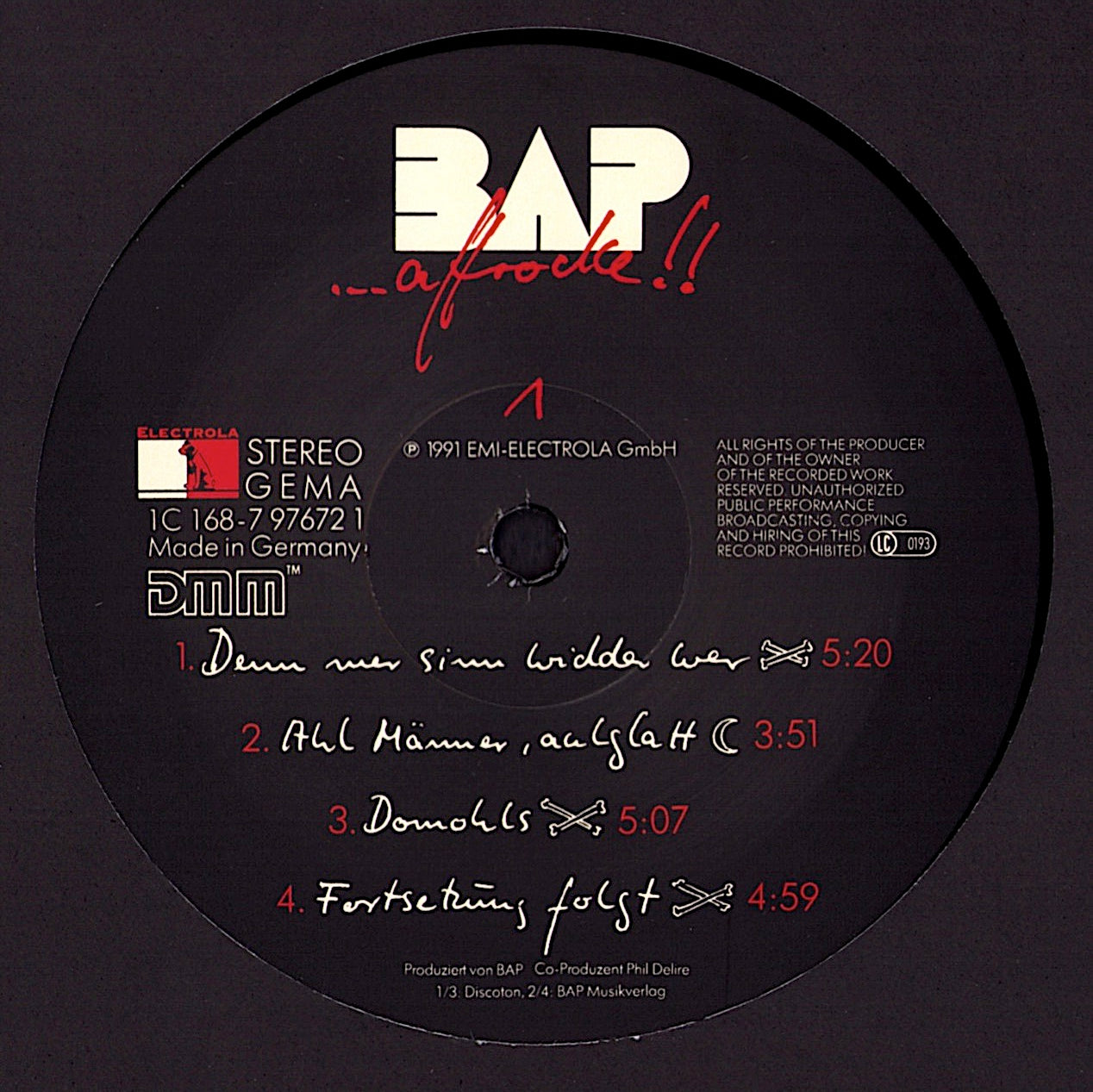 BAP - ... Affrocke!! Vinyl 2LP
