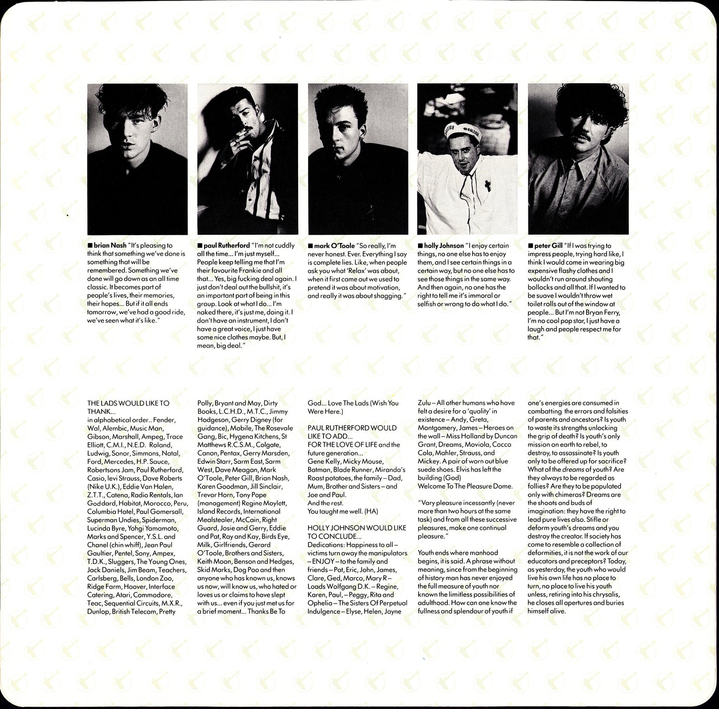 Frankie Goes To Hollywood ‎– Welcome To The Pleasuredome Vinyl 2LP Kopie