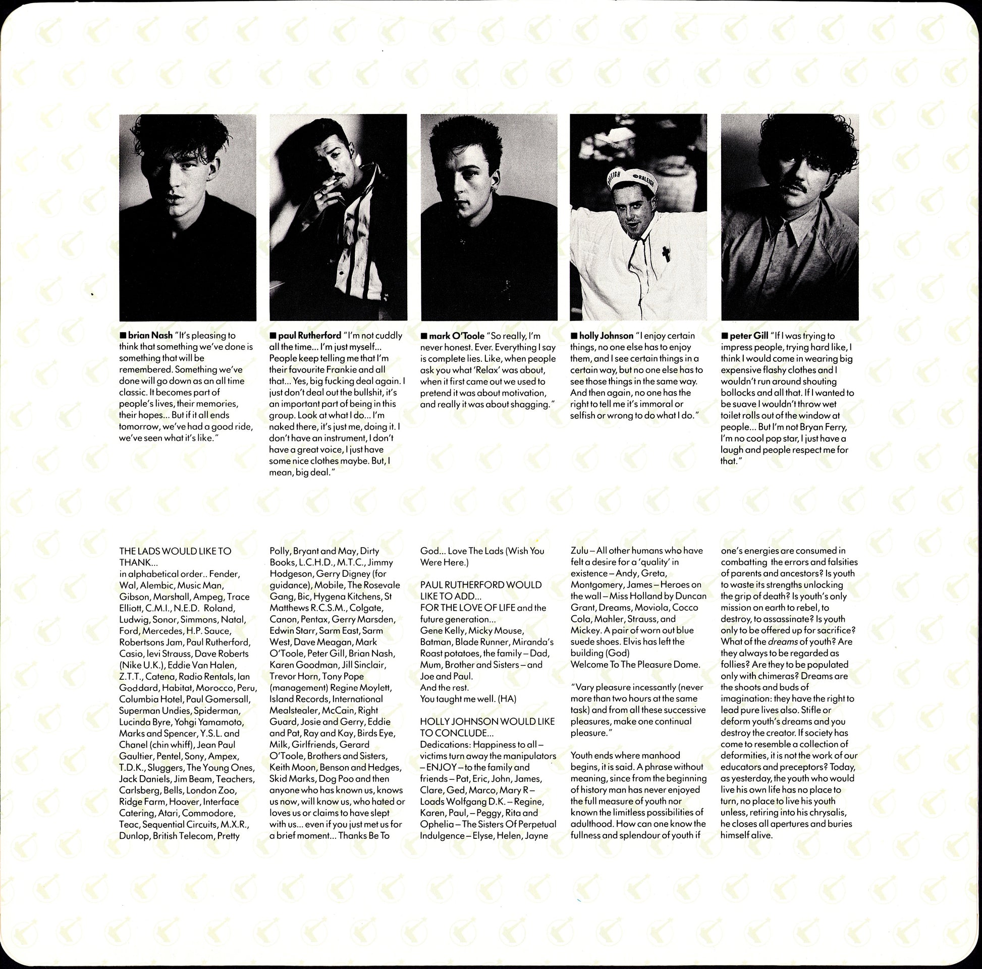 Frankie Goes To Hollywood ‎– Welcome To The Pleasuredome Vinyl 2LP Kopie