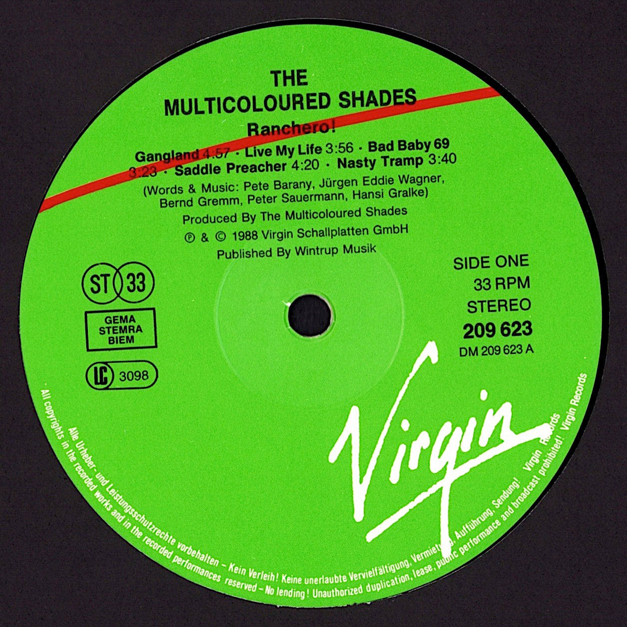 R.E.M. ‎- Out Of Time Vinyl LP Kopie