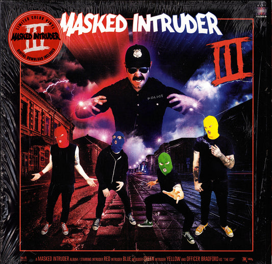 Masked Intruder – III Blood Red w/ Heavy Black Splatter Vinyl LP