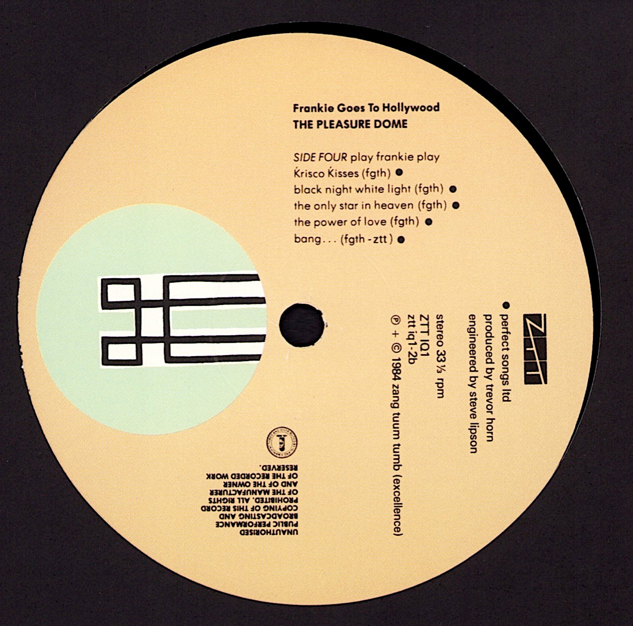 Frankie Goes To Hollywood ‎– Welcome To The Pleasuredome Vinyl 2LP Kopie