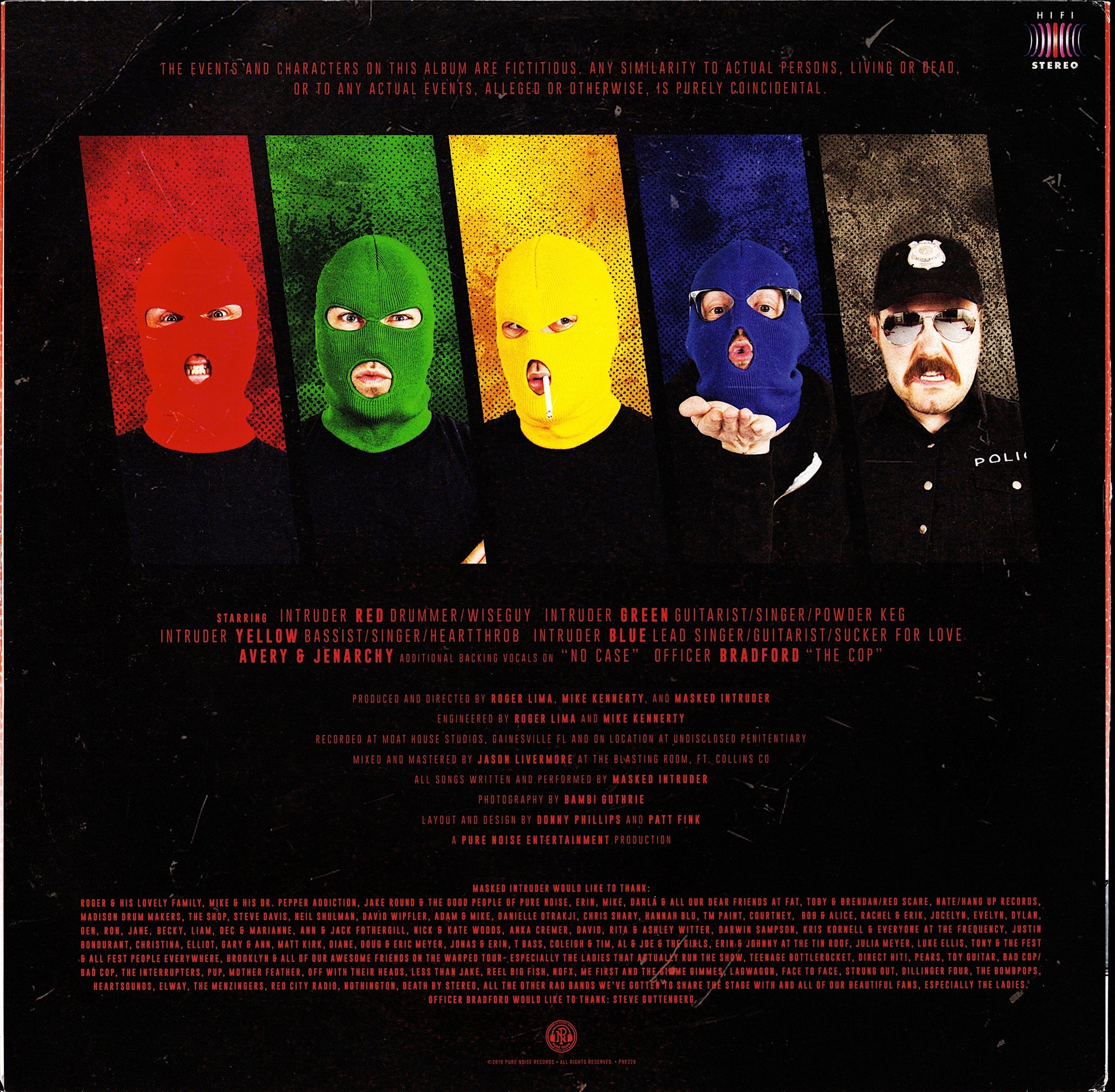 Masked Intruder – III Blood Red w/ Heavy Black Splatter Vinyl LP