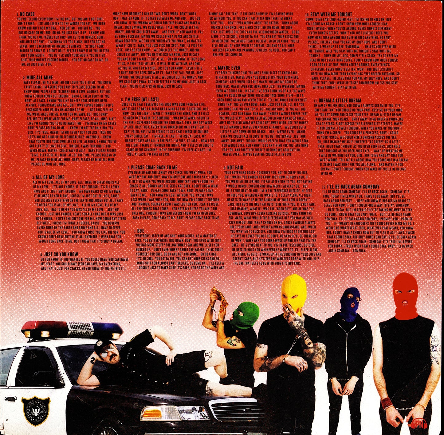 Masked Intruder – III Blood Red w/ Heavy Black Splatter Vinyl LP