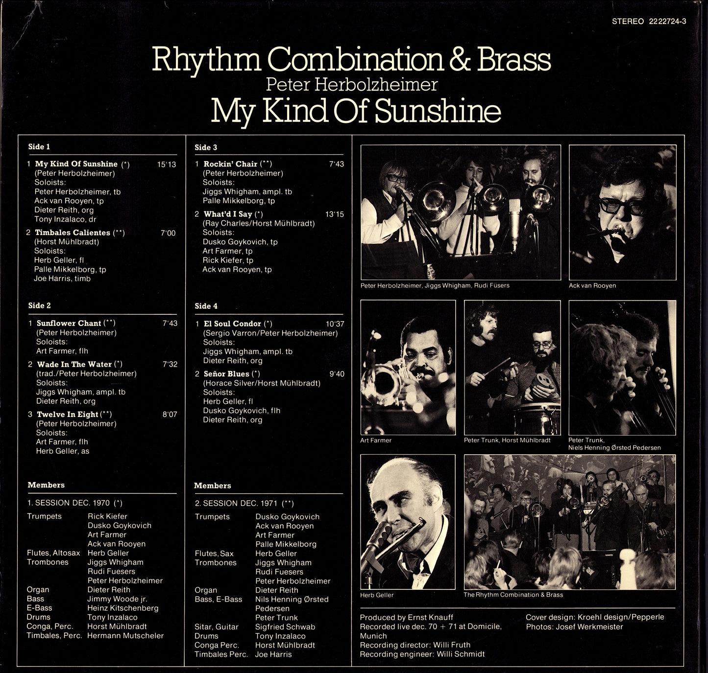 The MPS Rhythm Combination & Brass Leader: Peter Herbolzheimer – My Kind Of Sunshine Vinyl 2LP Kopie