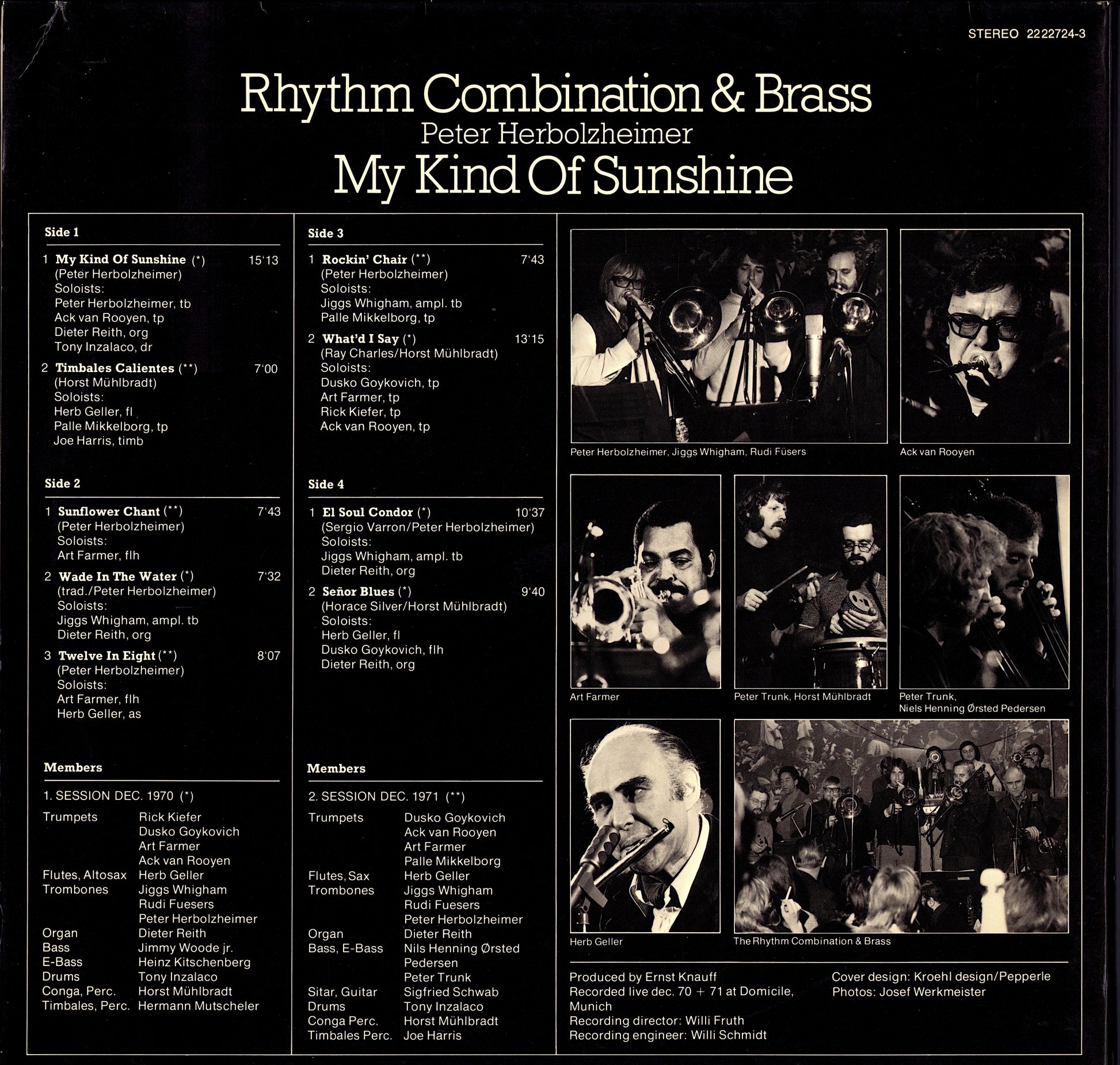 The MPS Rhythm Combination & Brass Leader: Peter Herbolzheimer – My Kind Of Sunshine Vinyl 2LP Kopie