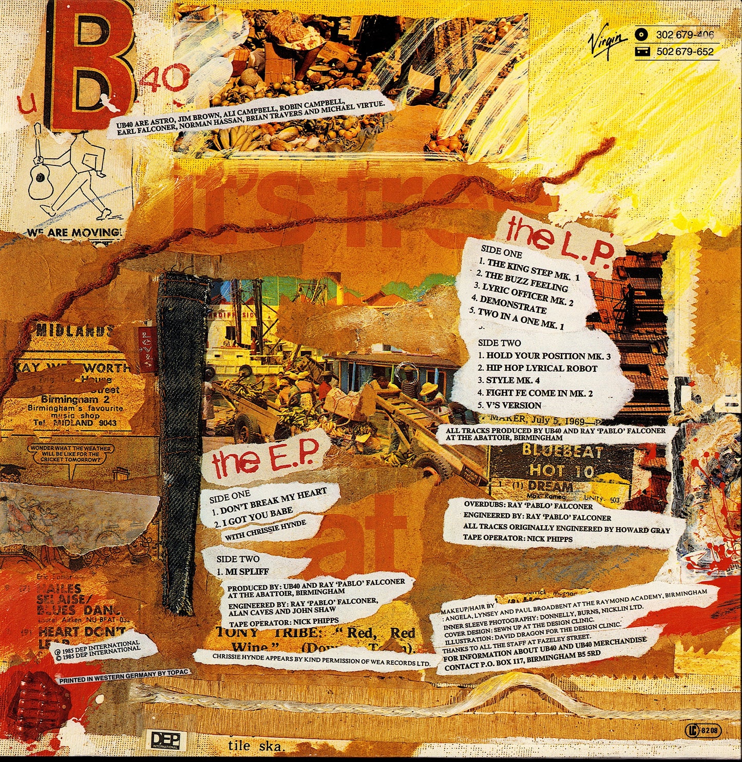 UB40 - Baggariddim Vinyl LP + 12" EP | EU Original | 1985