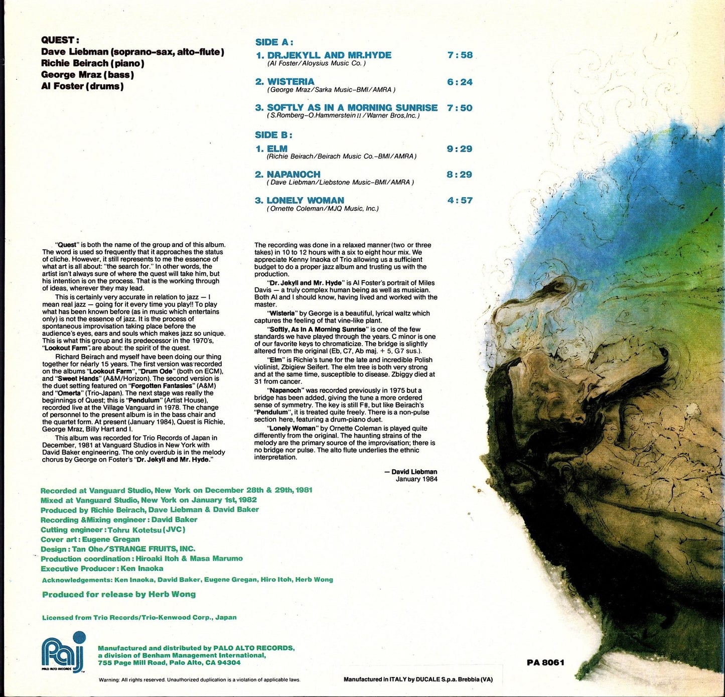 Quest - Quest Vinyl LP