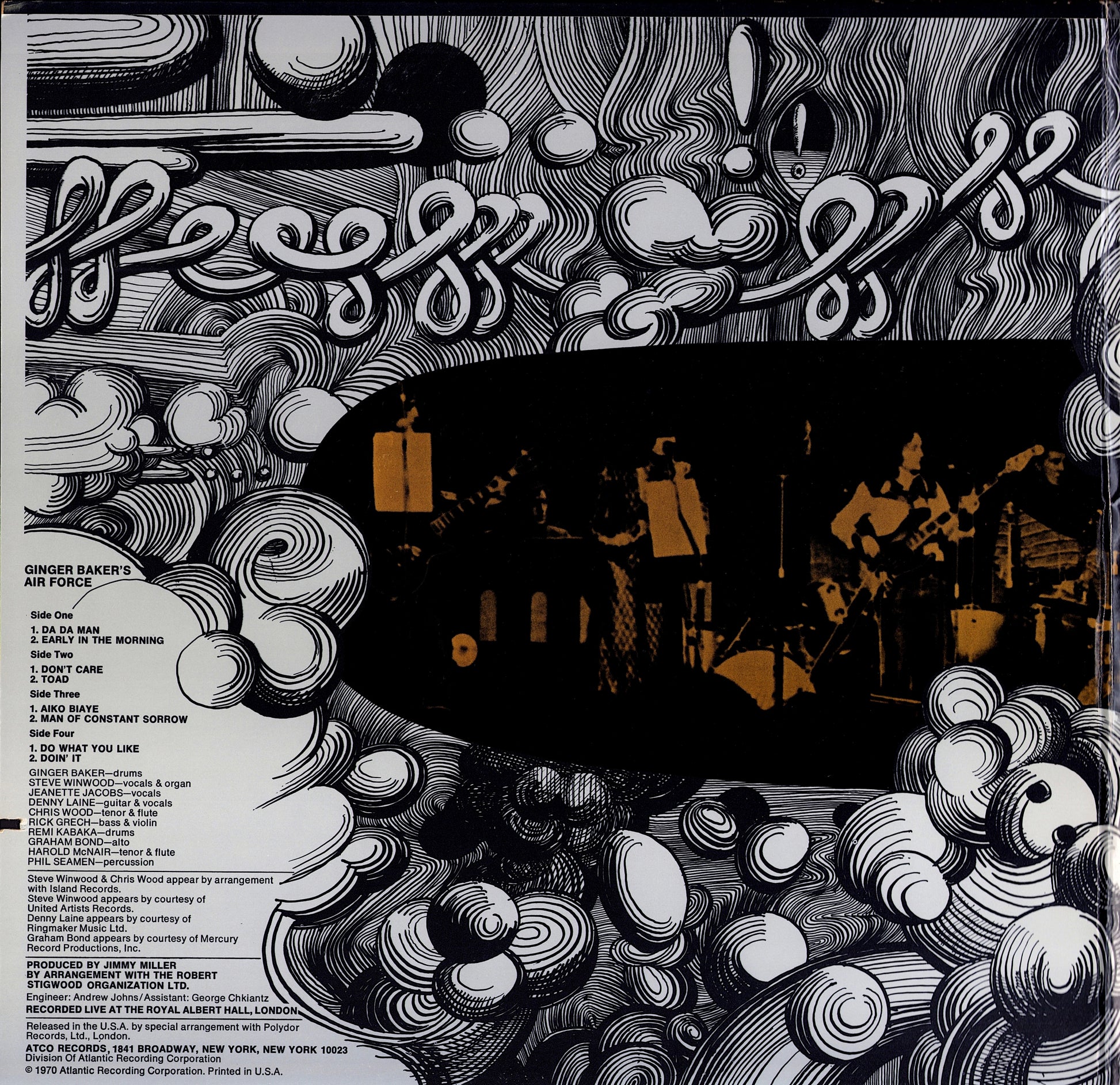 Ginger Baker's Air Force ‎- Ginger Baker's Air Force Vinyl 2LP