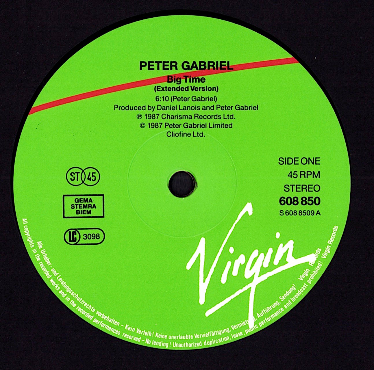 Peter Gabriel & Kate Bush - Don't Give Up (12" Maxi-Single | EU Original | 1986)