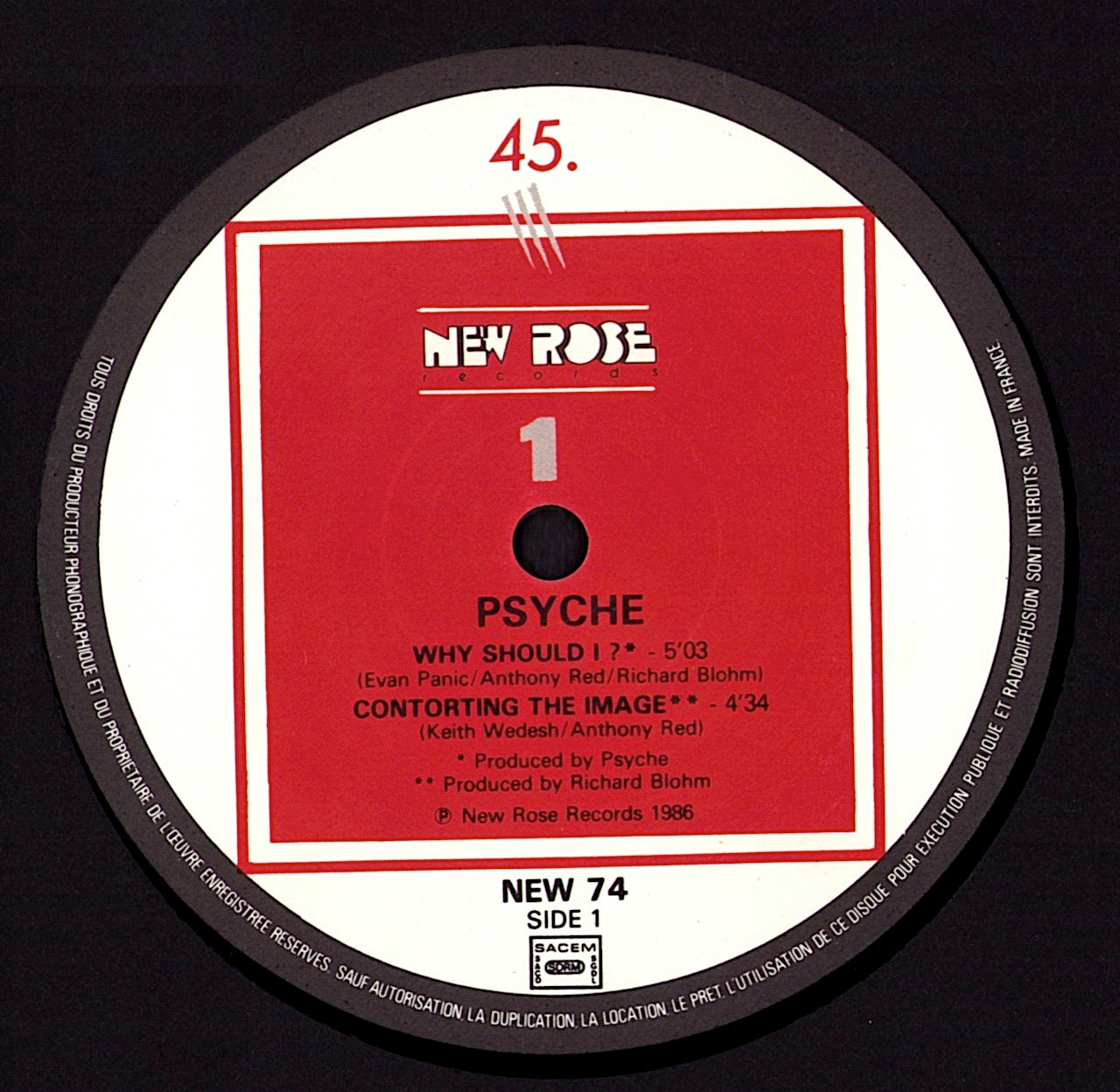 Psyche – Contorting The Image Vinyl 12" EP