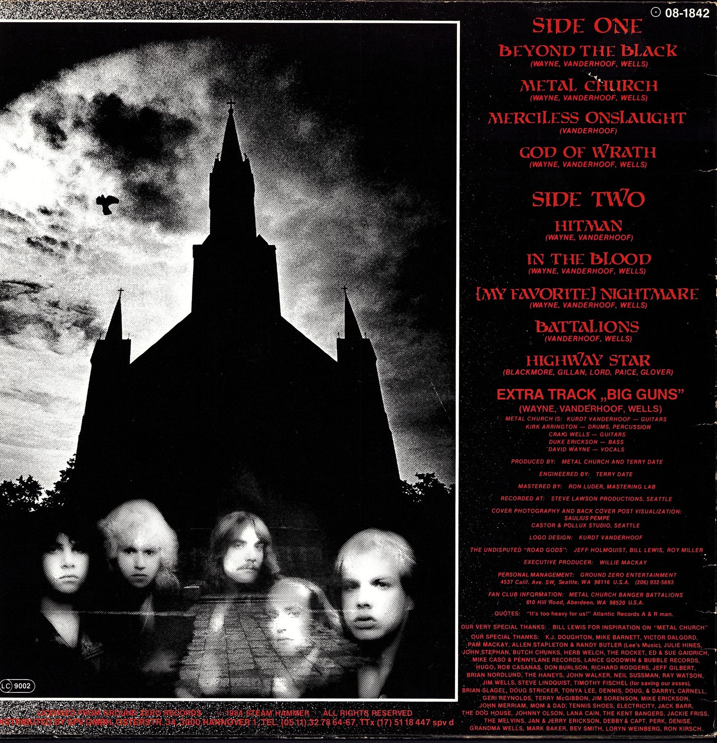 Metal Church - Metal Church (Vinyl LP | DE Original | 1984)