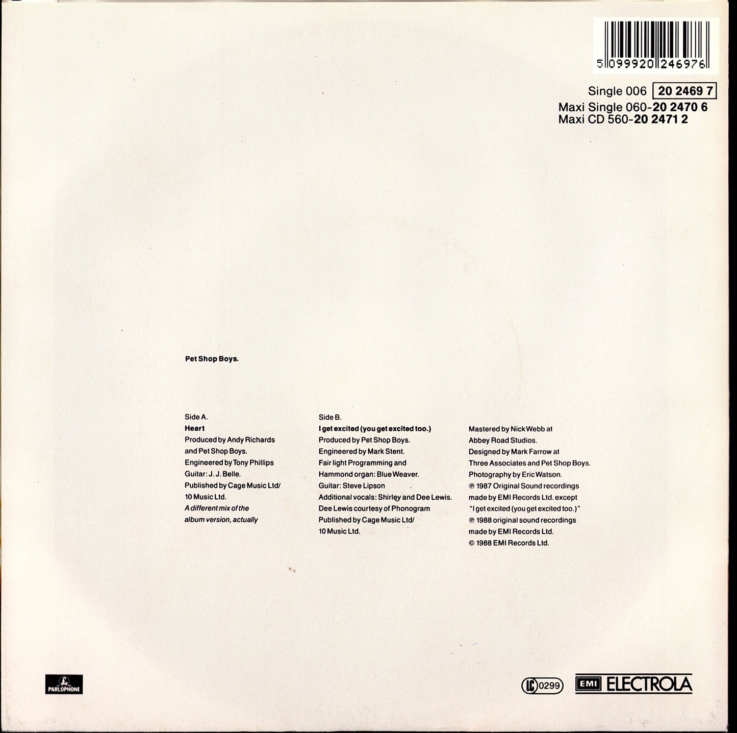 Pet Shop Boys – Rent 7" Vinyl Single | EU Original | 1987 Kopie Kopie Kopie Kopie Kopie