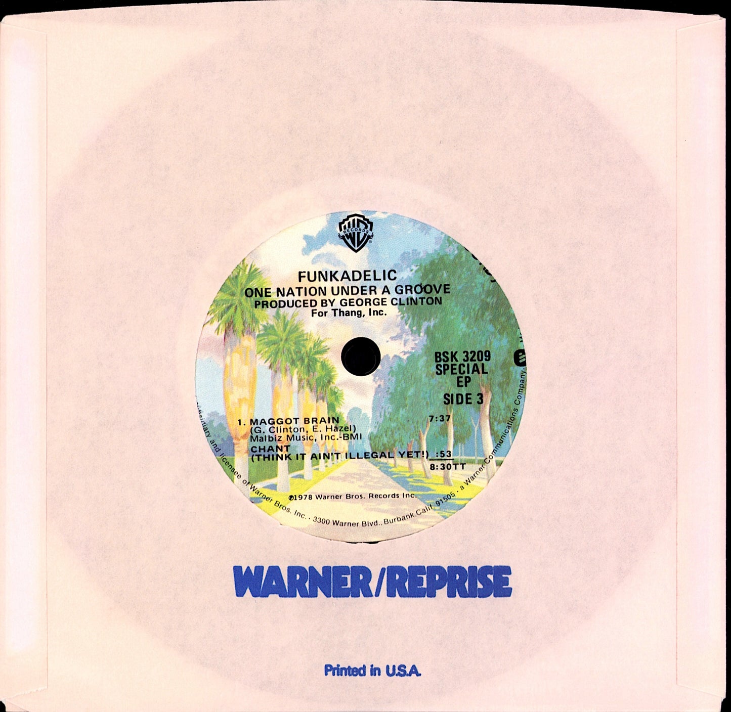 Funkadelic - One Nation Under A Groove Vinyl LP + 7" EP Kopie