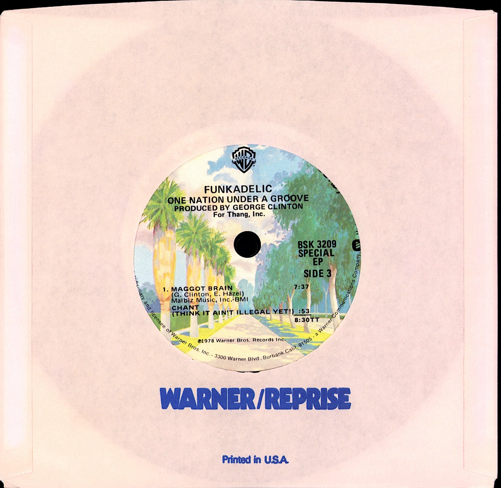 Funkadelic - One Nation Under A Groove Vinyl LP + 7" EP Kopie