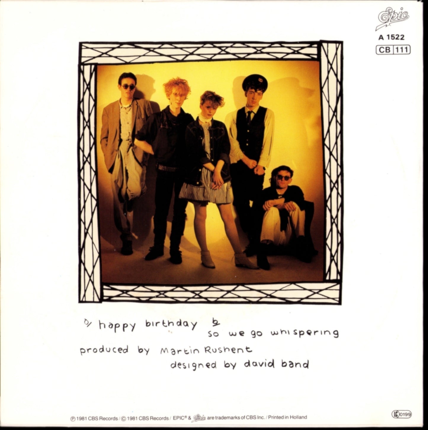 Altered Images - Happy Birthday Vinyl 7" | EU Original | 1981