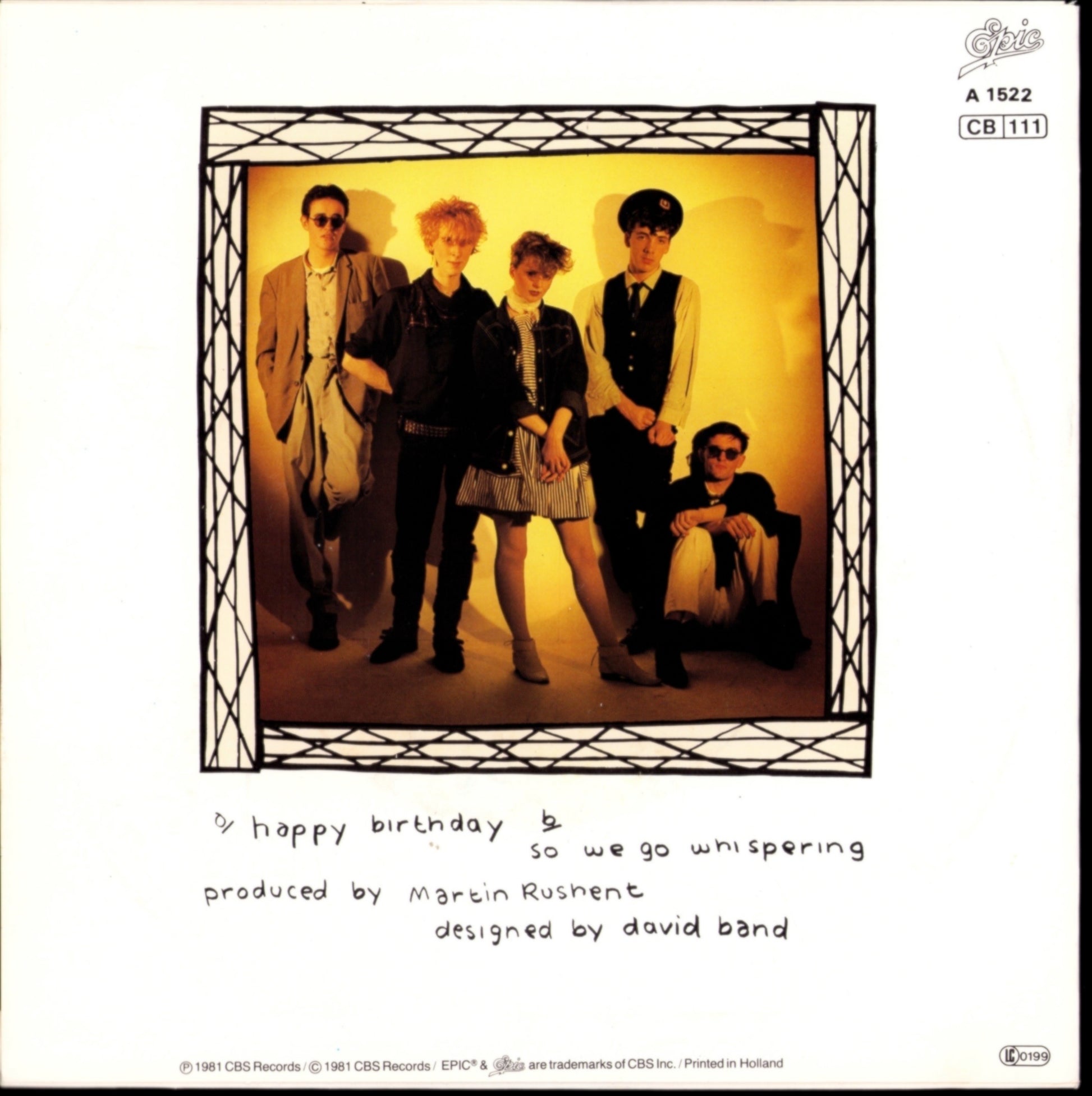 Altered Images - Happy Birthday Vinyl 7" | EU Original | 1981