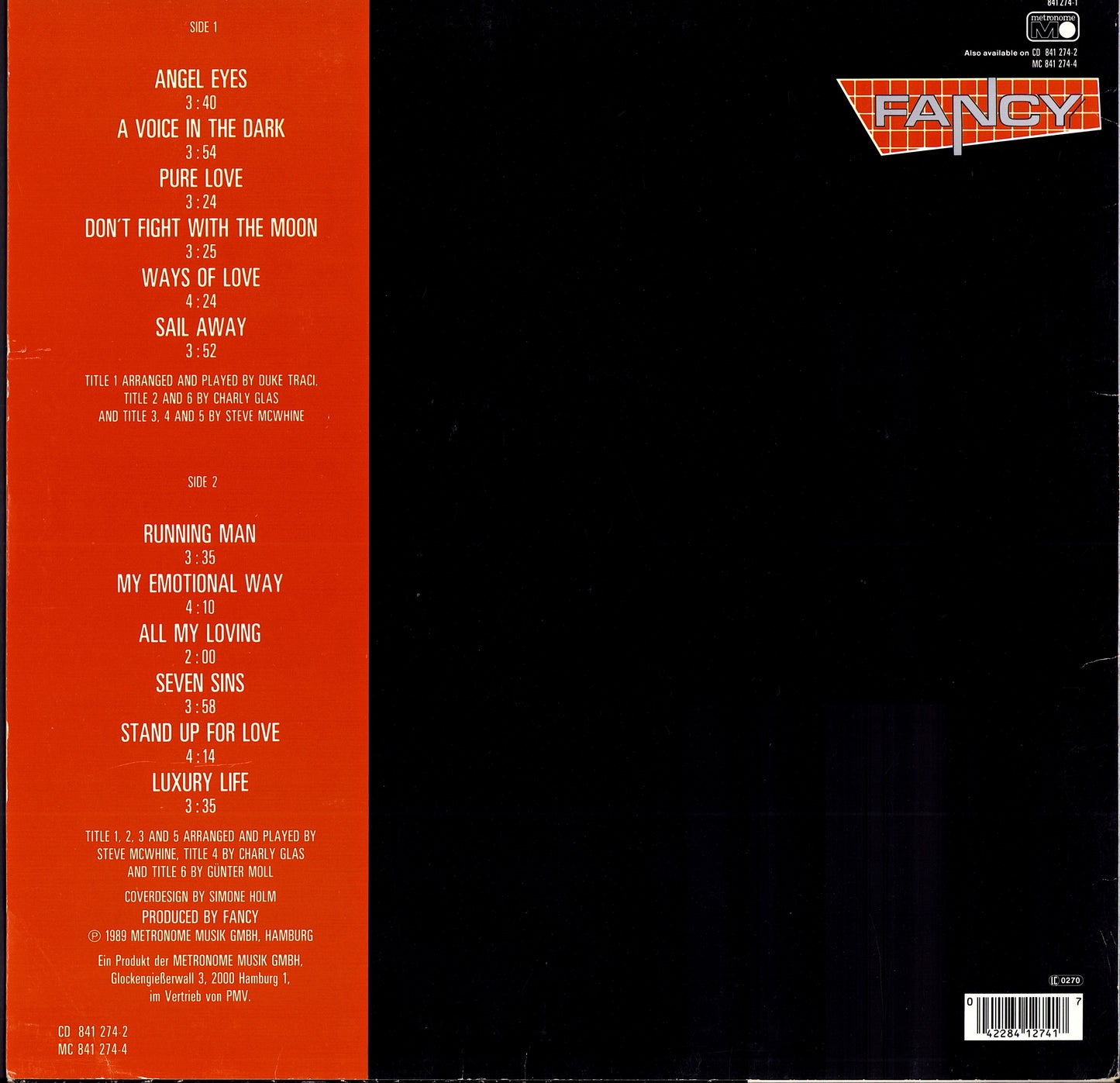 Fancy - All My Loving Vinyl LP | DE Original | 1989