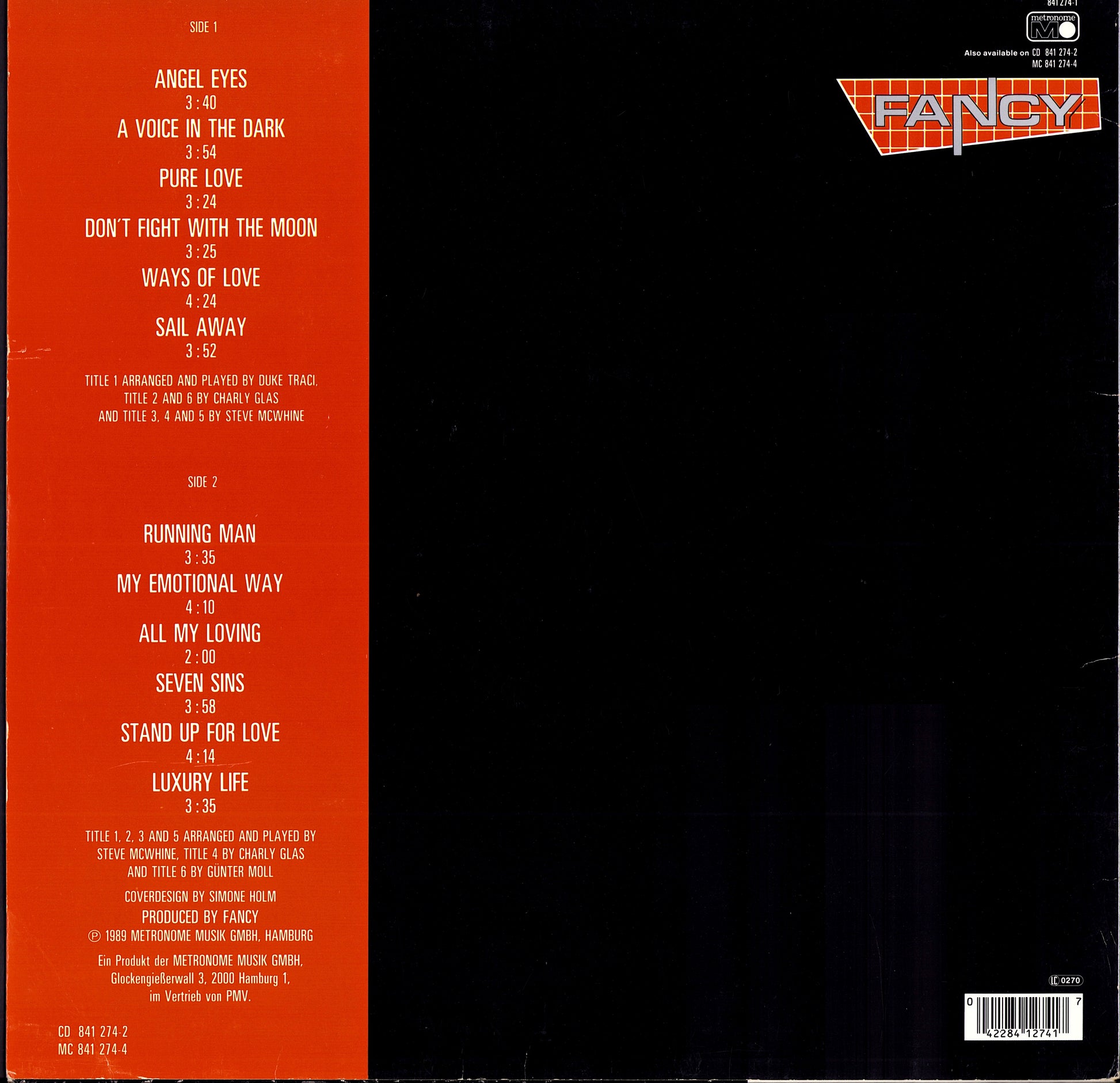 Fancy - All My Loving Vinyl LP | DE Original | 1989