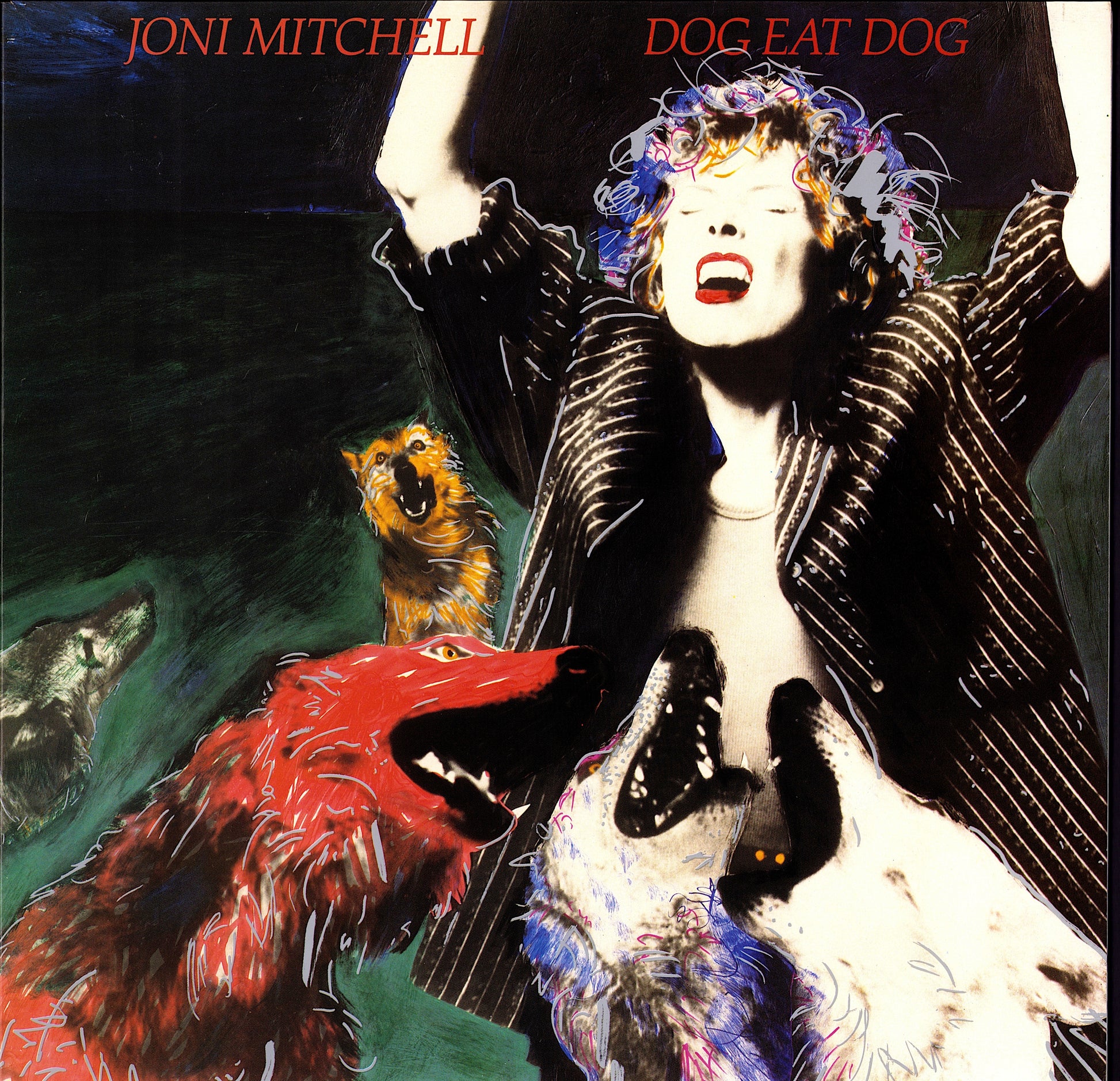 Joni Mitchell - Dog Eat Dog Vinyl LP Kopie