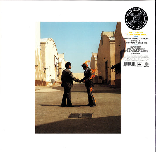 Pink Floyd - Wish You Were Here (Yellow Flame Vinyl LP) Limited Edition