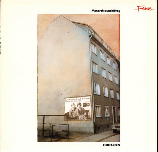 Fehlfarben - Monarchie Und Alltag Vinyl LP | DE Reissue | Blue Labels