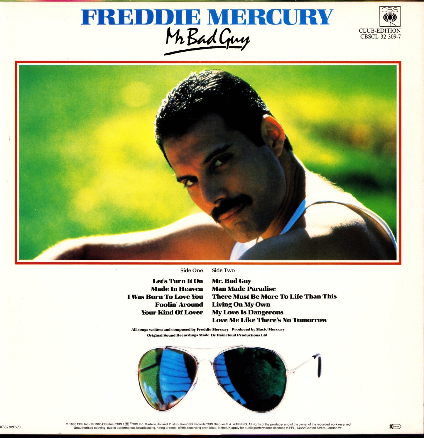 Freddie Mercury - Mr. Bad Guy (Vinyl LP | EU Club Edition | 1985)