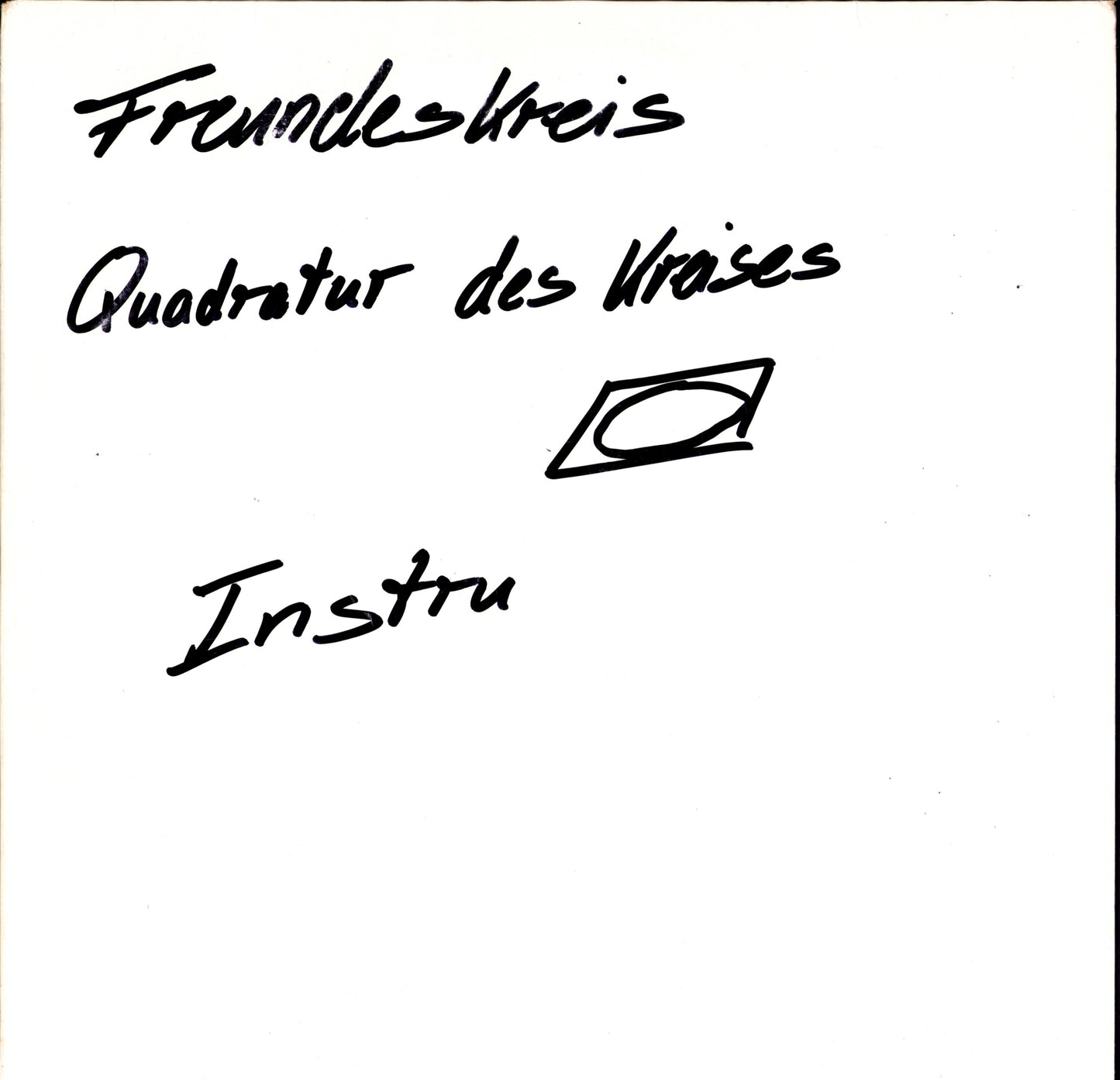 Freundeskreis - Quadratur Des Kreises Instrumentals (Vinyl 2LP | White Label | DE Original | 1997)