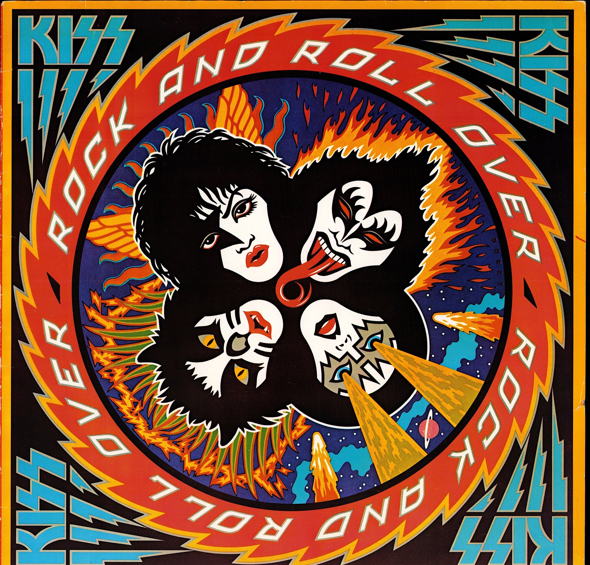 Kiss ‎- Hotter Than Hell Vinyl LP Kopie
