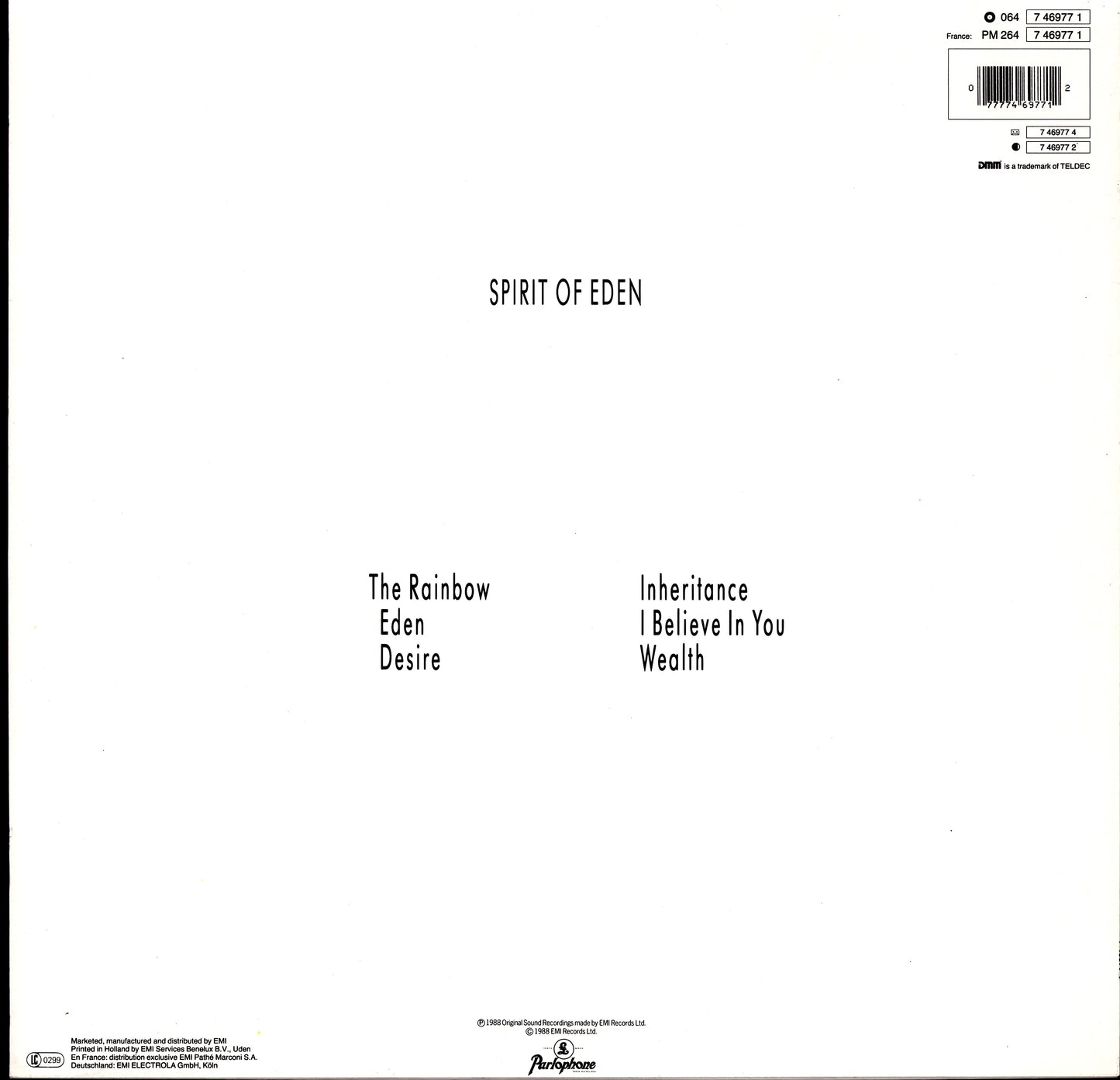 Talk Talk - Spirit of Eden Vinyl LP