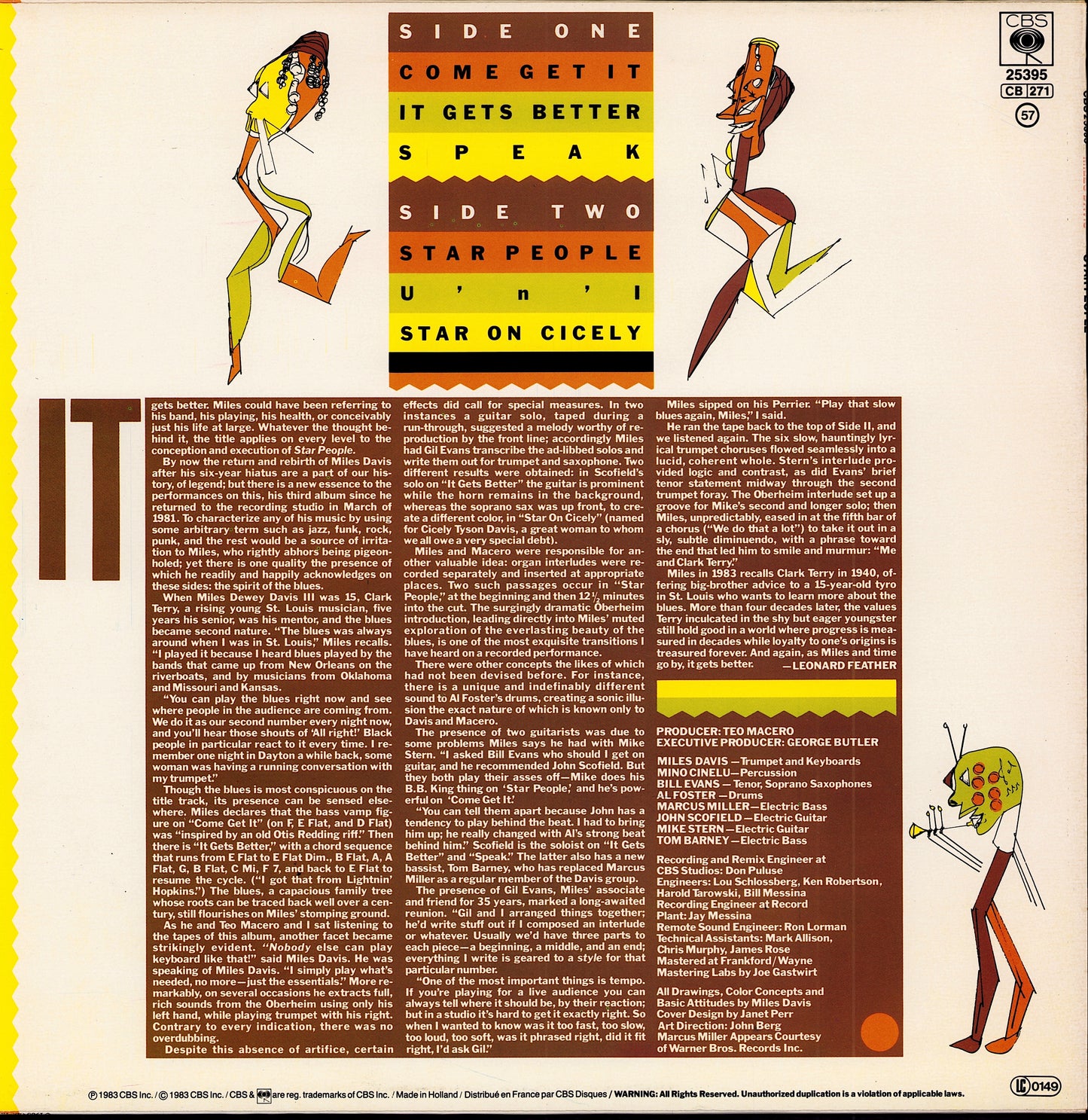 Miles Davis – Star People Vinyl LP | EU Original | 1983