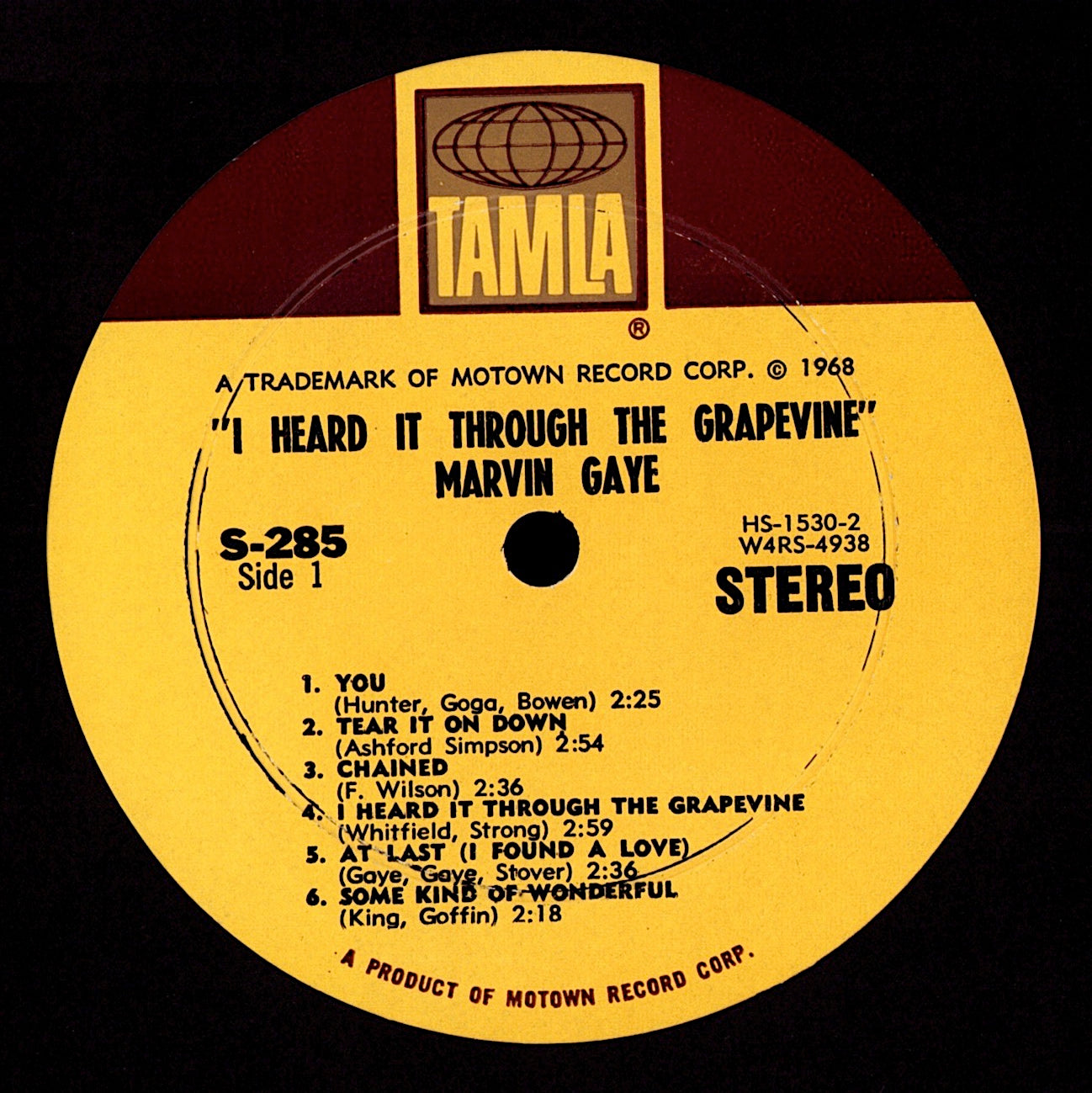 Marvin Gaye – I Heard It Through The Grapevine! Vinyl LP | US Reissue | 1969