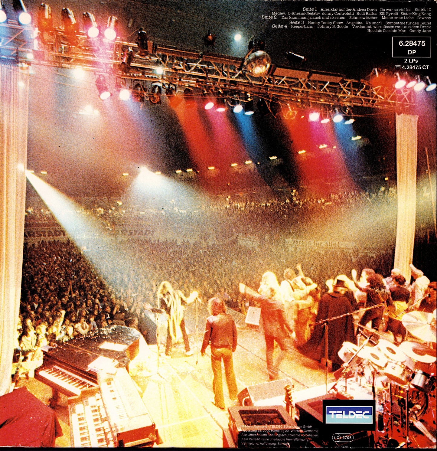 Udo Lindenberg – Livehaftig Vinyl 2LP | DE Reissue | 1983