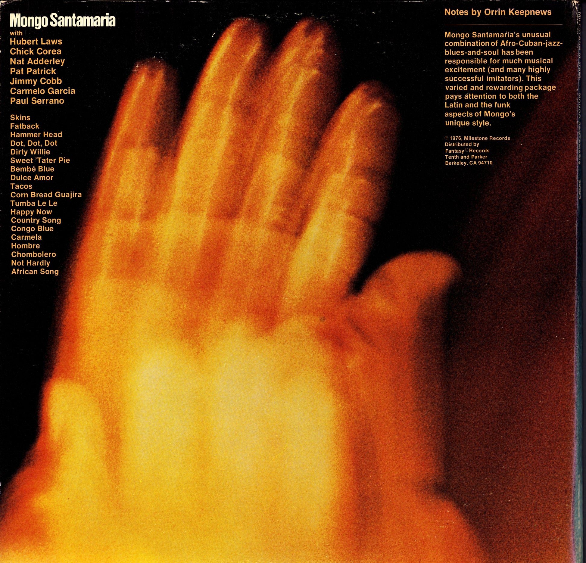 Mongo Santamaria – Skins Vinyl 2LP | US Reissue | 1976