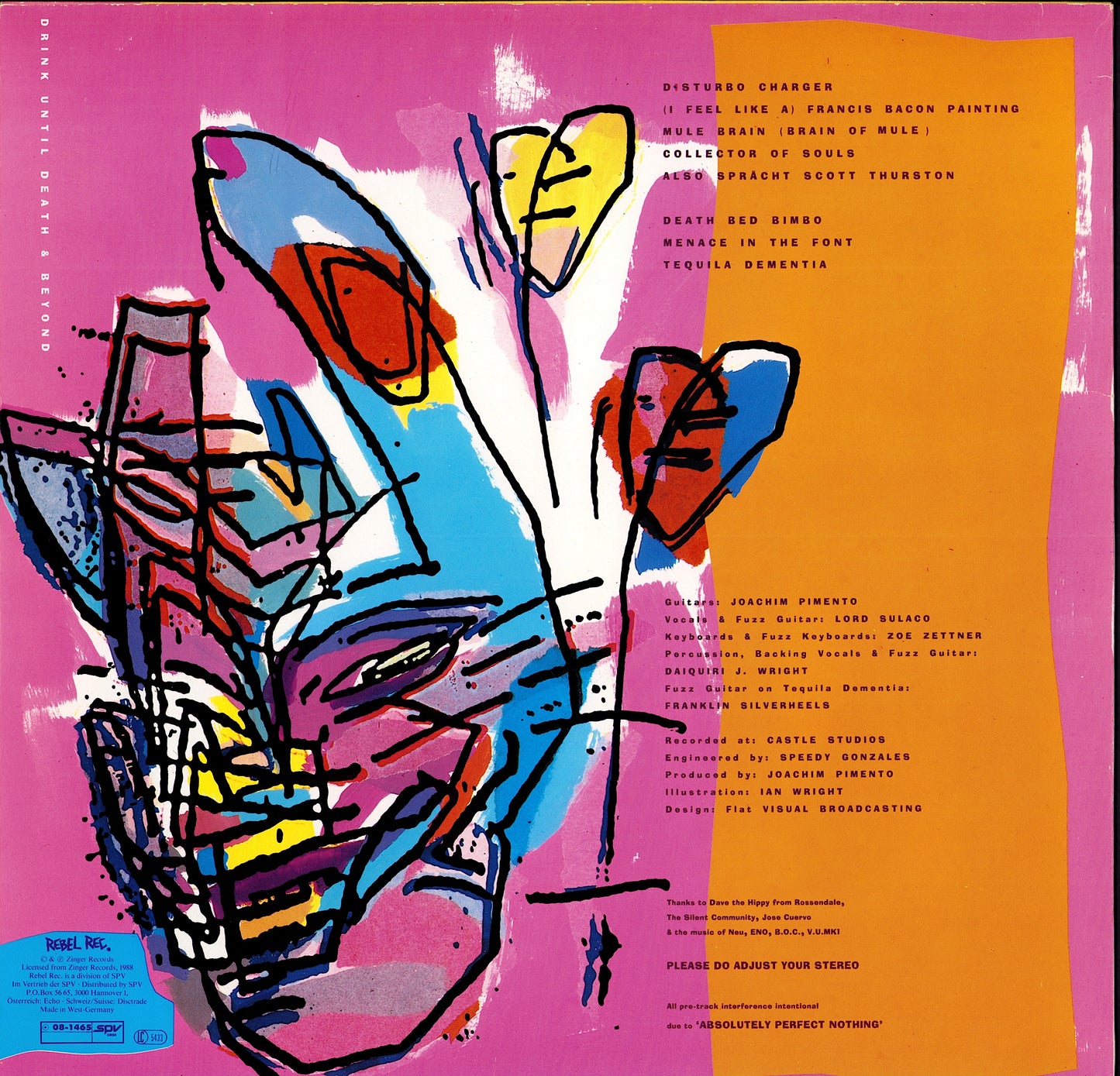 Honolulu Mountain Daffodils – Tequila Dementia Vinyl LP | DE/AU/CH Original | 1988