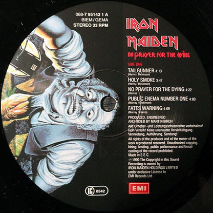 Iron Maiden - No Prayer For The Dying Vinyl LP EU