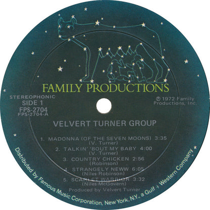 Velvert Turner Group ‎- Velvert Turner Group Vinyl LP