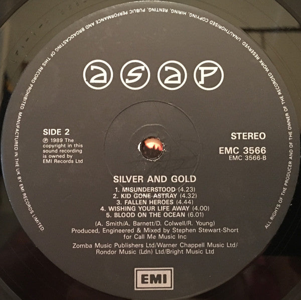 ASAP ‎- Silver And Gold Vinyl LP