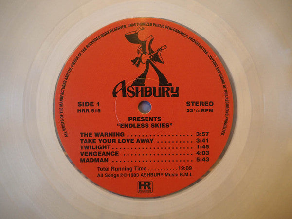 Ashbury ‎- Endless Skies Clear Vinyl LP