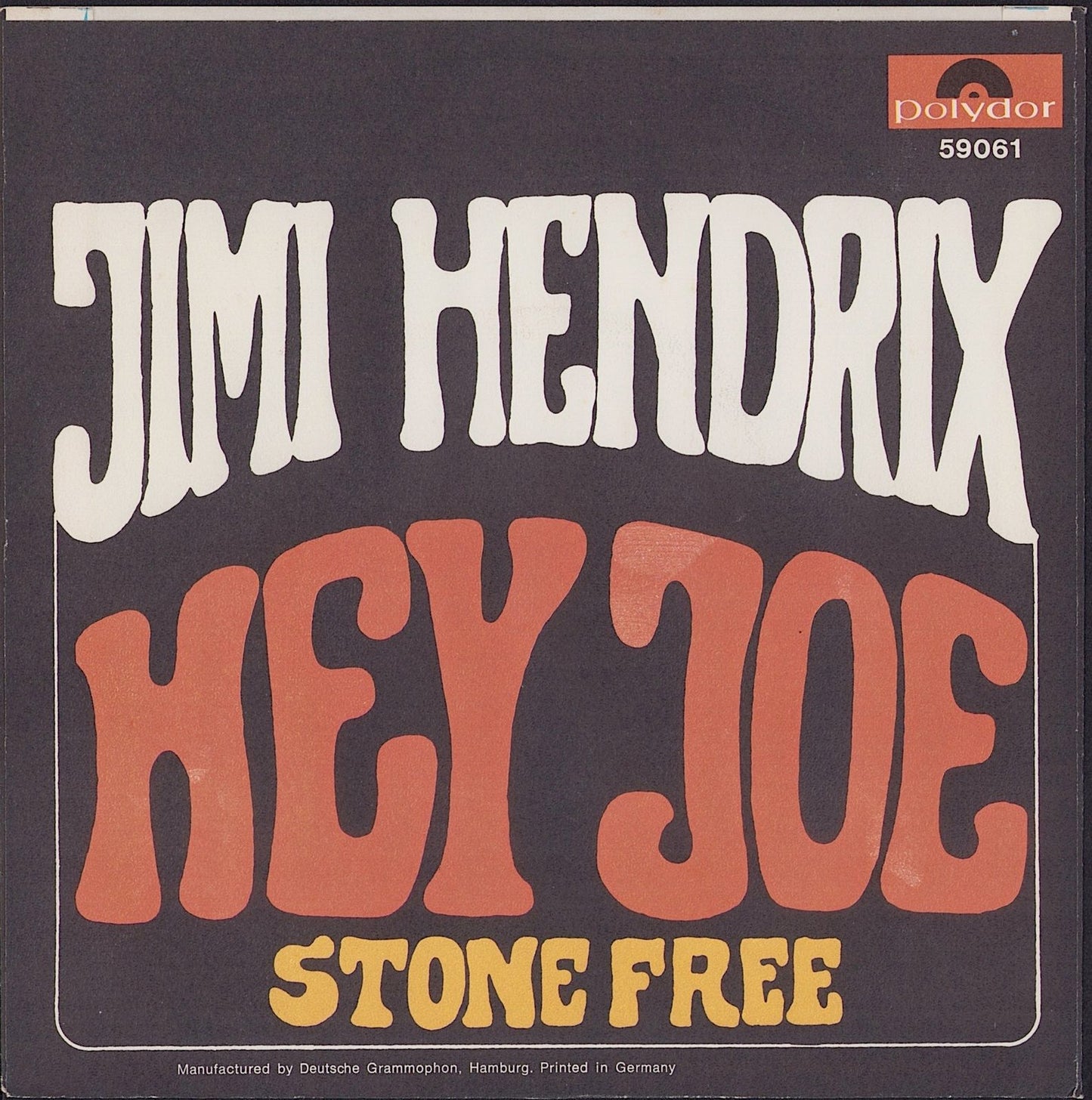 Jimi Hendrix - Hey Joe Vinyl 7"