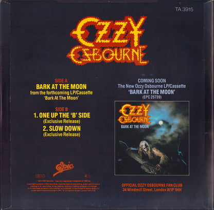 Ozzy Osbourne - Bark At The Moon Vinyl 12"