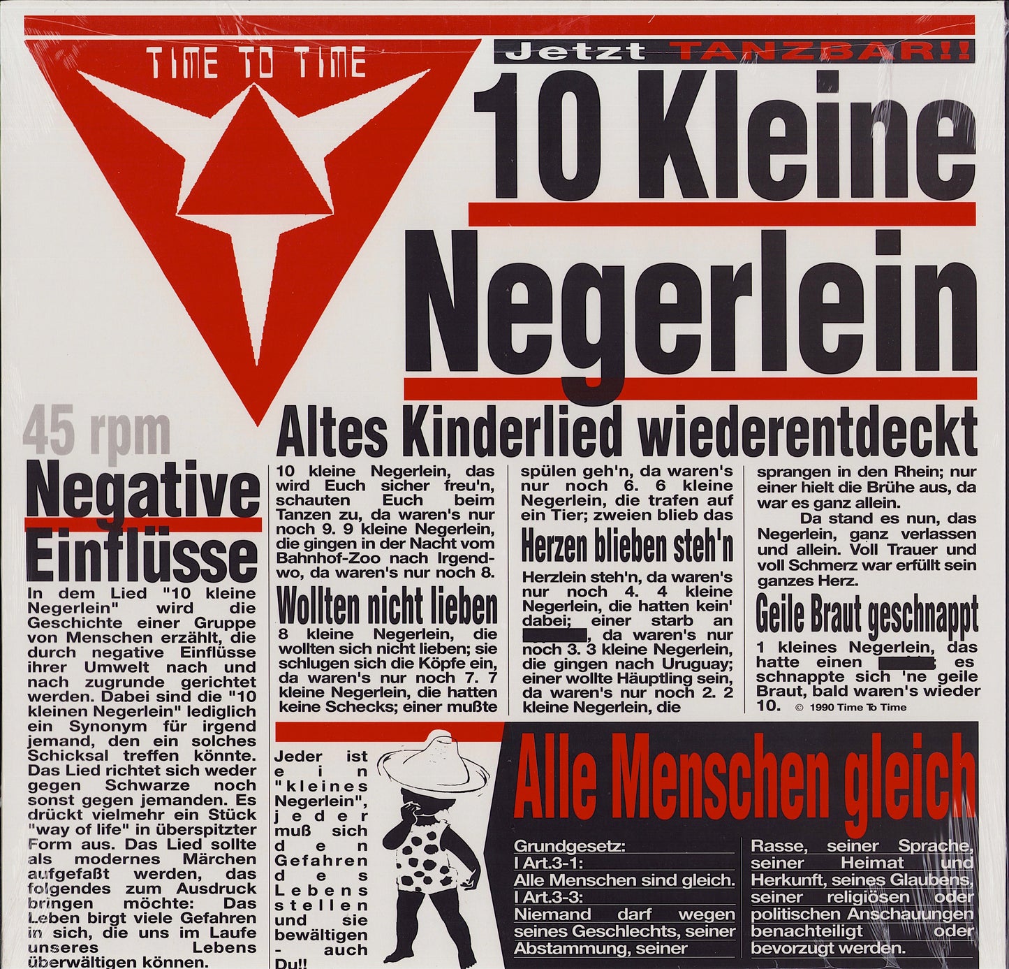 Time To Time ‎- 10 Kleine Negerlein (Vinyl 12")