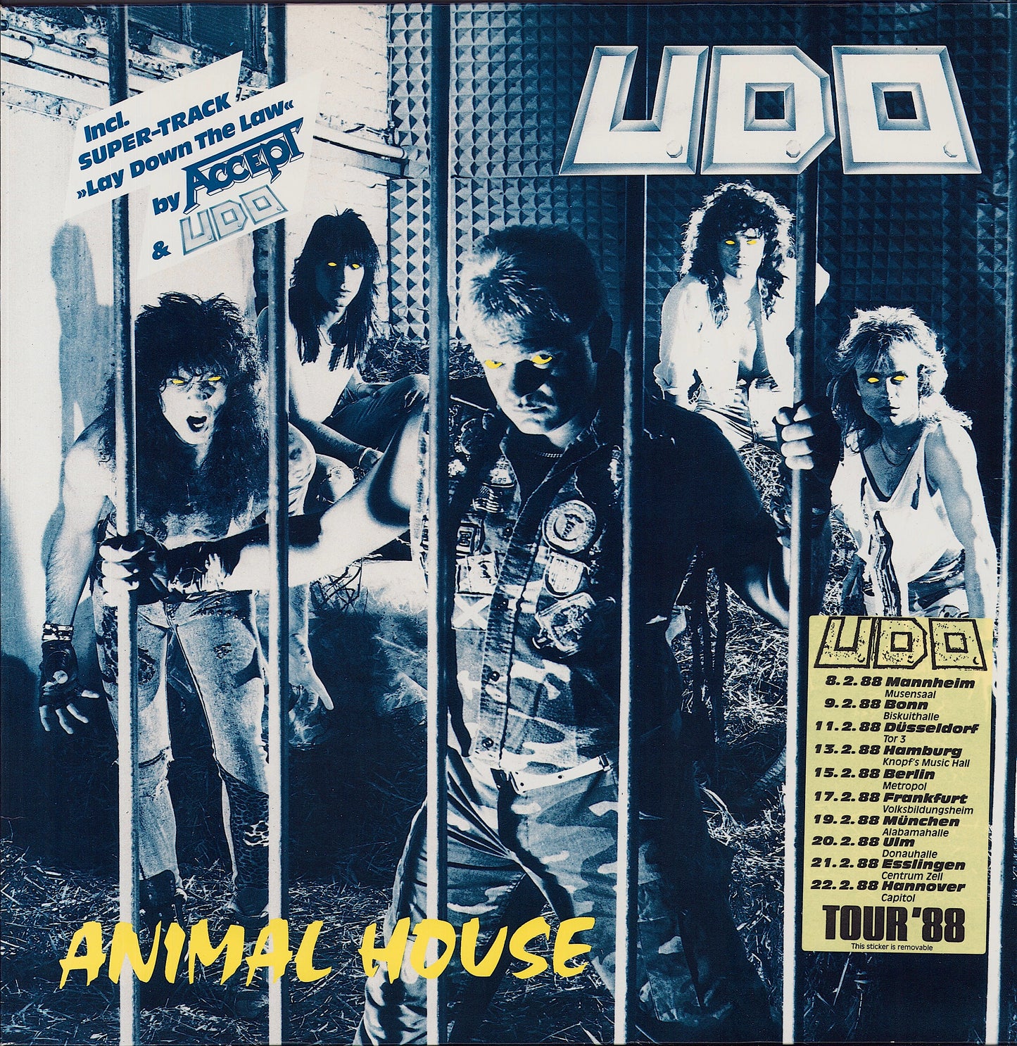 U.D.O. - Animal House Vinyl LP