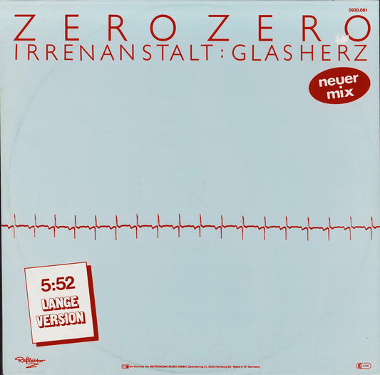 Zero Zero - Irrenanstalt : Glasherz Vinyl 12"