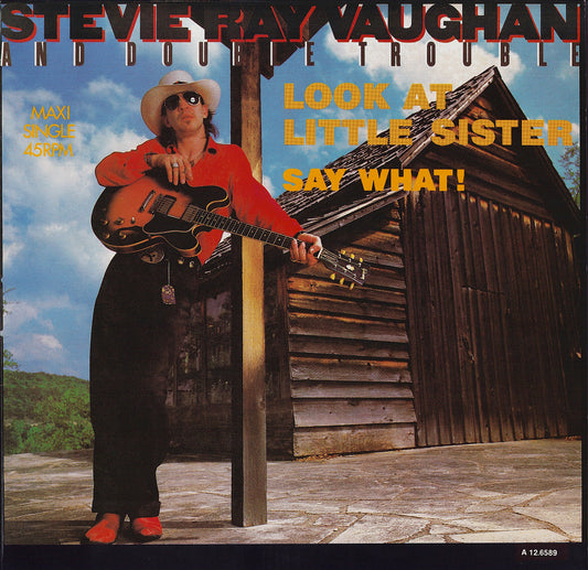 Stevie Ray Vaughan & Double Trouble ‎- Look At Little Sister/ Say What (Vinyl 12")