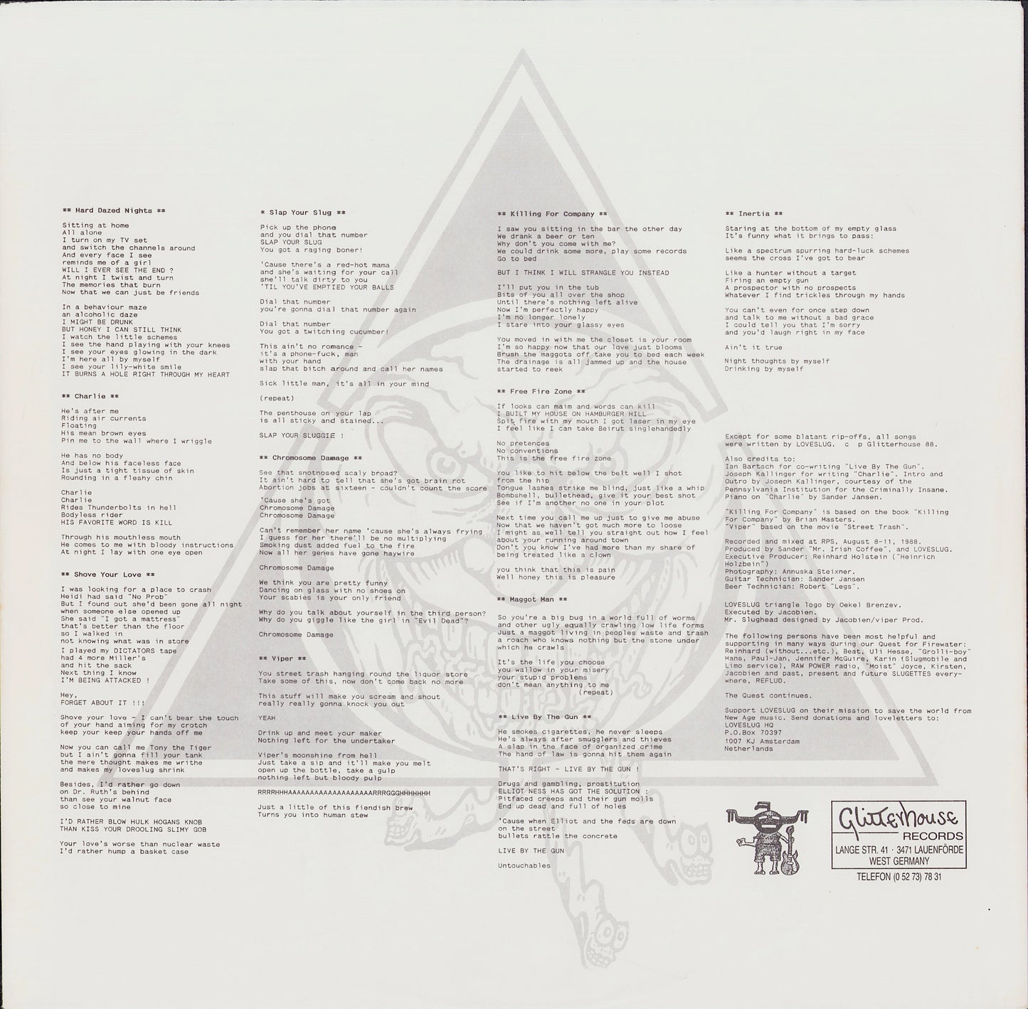 Loveslug - Slug 'Em All Vinyl LP