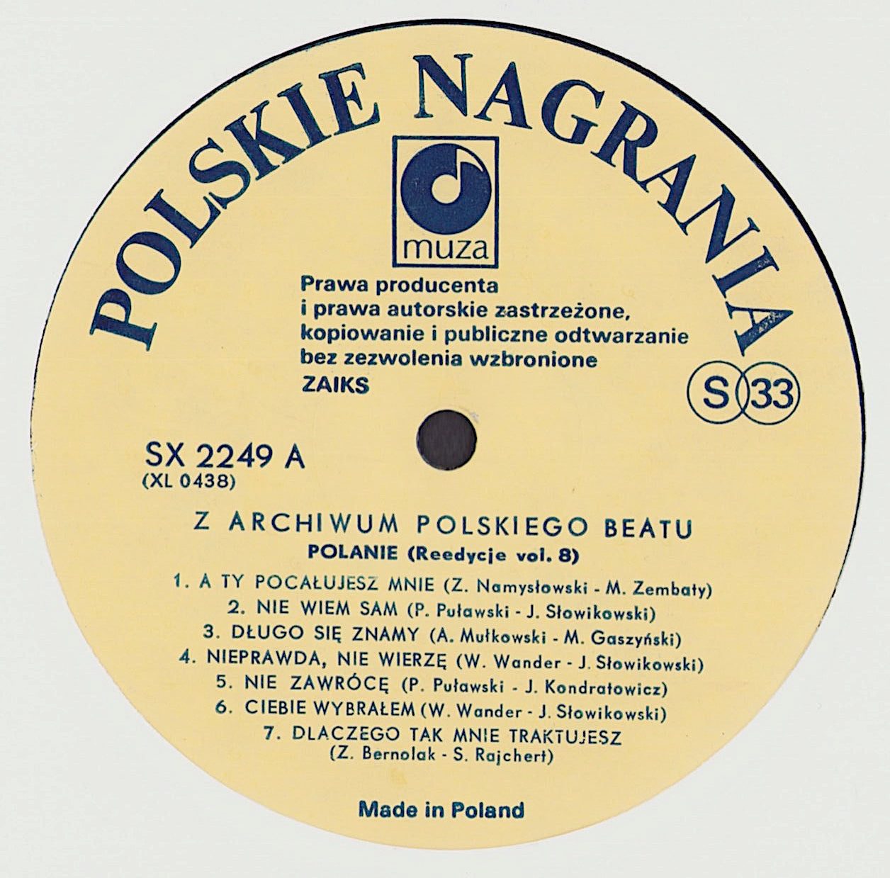 Polanie ‎- Polanie Vinyl LP