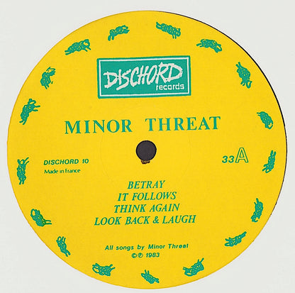 Minor Threat - Out Of Step Vinyl 12" EP