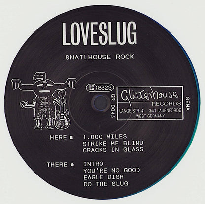 Loveslug ‎- Snail House Rock Transparent Green Vinyl 12"