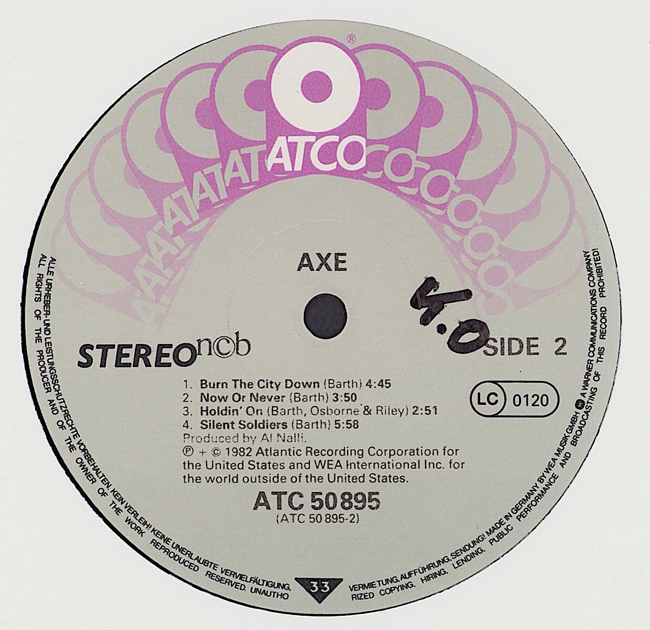 Axe - Offering Vinyl LP
